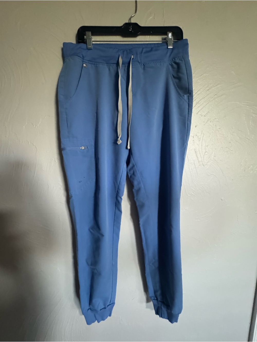 Medium Tall | Figs Women's Blue Drawstring Jogger Pants